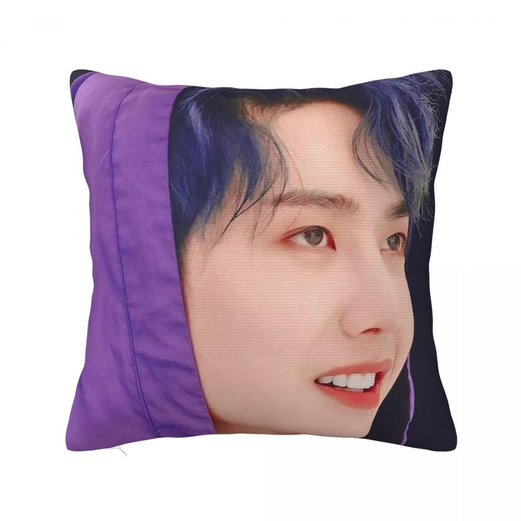 Wang Yibo Square Pillowcase Cushion Cover Pillow Case Throw Pillow Cover for Home Bedroom Car