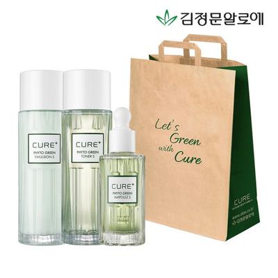 Kim Jeong-moon Aloe Cure Phyto Line Basic 3-piece Gift Set Shopping Bag Provided