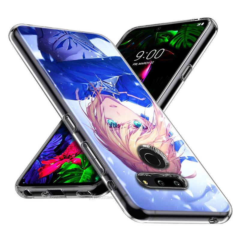 Karikatūra Fate Stay Night Saber priekš LG V60 V50S V50 G8X G8S G8 G7 ThinQ 5G K61 K51S K41S K30 K20 Q60 Q9 mīkstais tālruņa korpuss