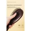 Ebony Wood Air Cushion Comb - Scalp Massager for Long Hair, Suitable for Men and Women