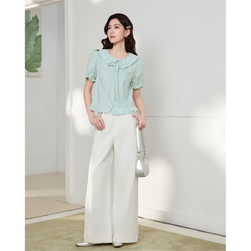 IEF Sweet Doll Collar Summer Top