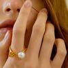 Chambriller Rose &Pearl Open Ring