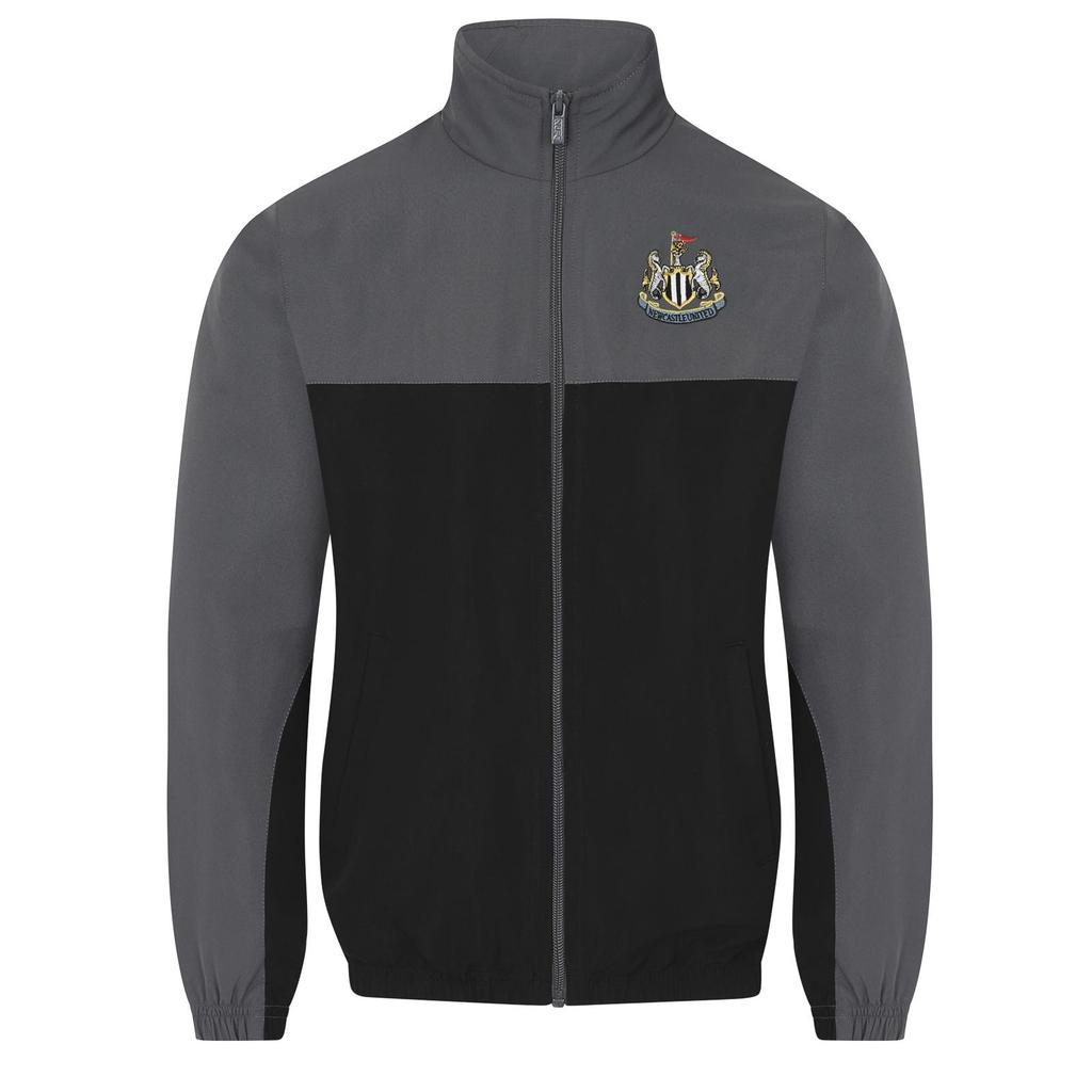 Newcastle United FC Mens Crest Two Tone Tracksuit