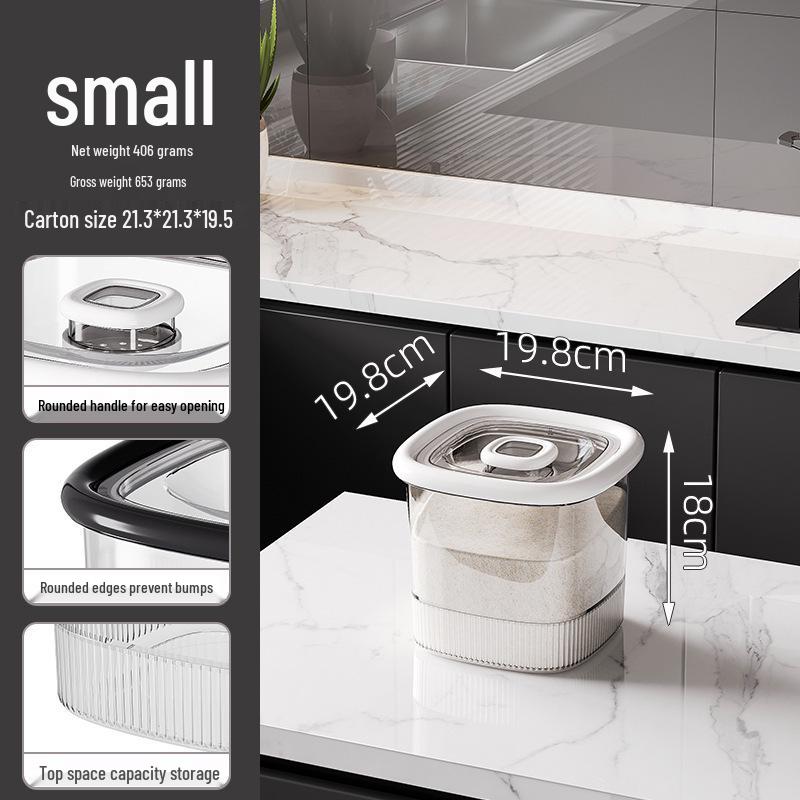 Szczelny pojemnik do przechowywania ryżu i zbóż, odporny na owady