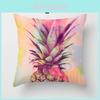 Tropical Fruit Painted Pineapple Pattern Pillowcase For Elegant Home Decor**
