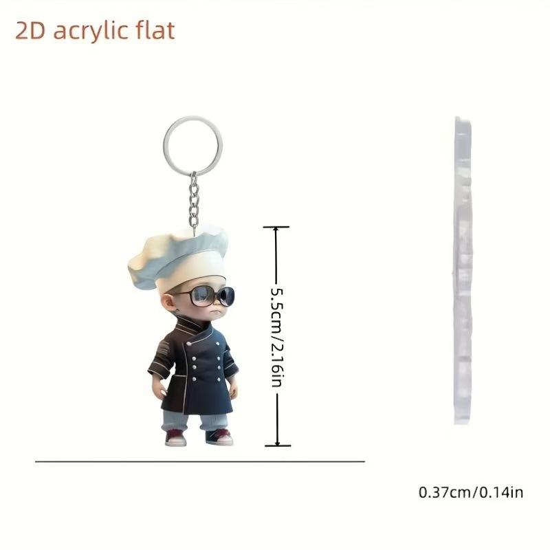 1pc Cute Nurse Keychain Pendant Acrylic Backpack Decoration Bedroom Thanks To Doctor's Gift Medical Student Daily Outfit 2026