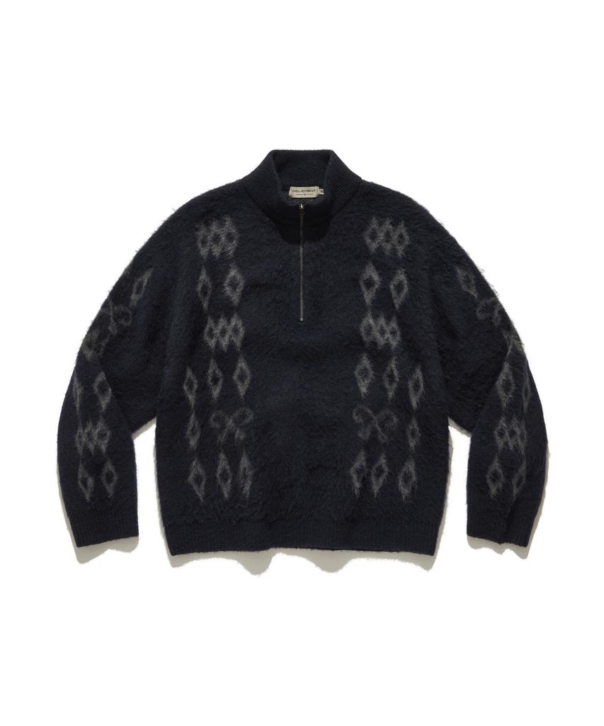 HELEMENT Yukon Pattern Jacquard Knit (Navy)