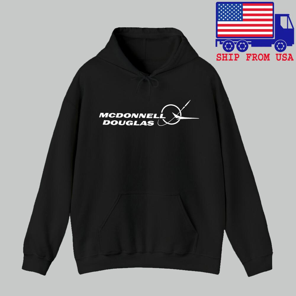 Mcdonnell Douglas Aerospace Muži#039;s Černá Velikost S až 3XL Unisex Tričko