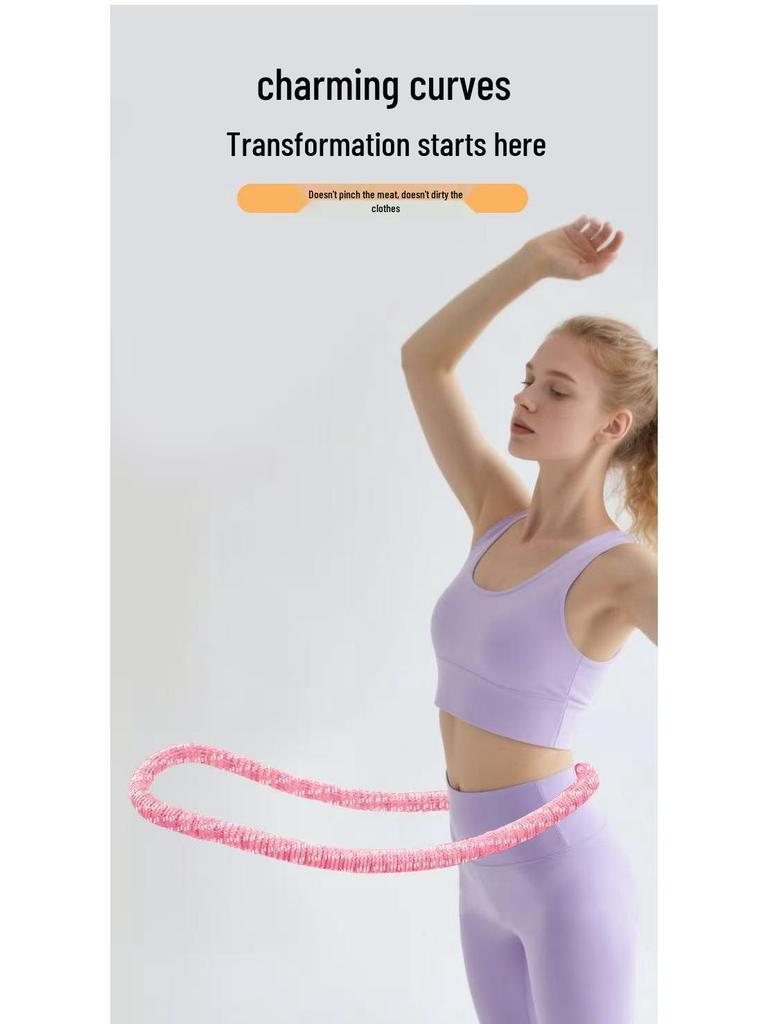 Soft Spring Hula Hoop for Waist-Friendly Weight Loss and Slimmer Belly - Women's Fitness Special
