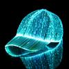 Luminous Baseball Cap Korean Version New Breathable Led Light Fiber Fluorescent Cap Outdoor Sunshade Cap