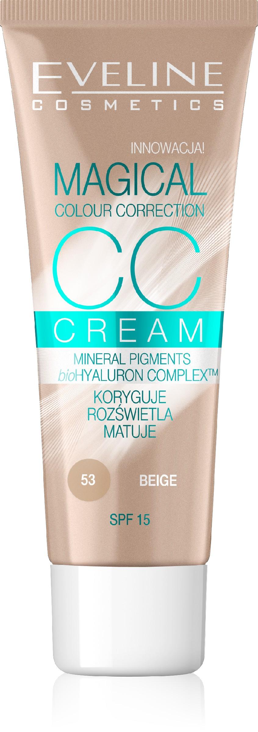 Eveline Cosmetics CC Cream Magical Colour Correction Beige 30ml.