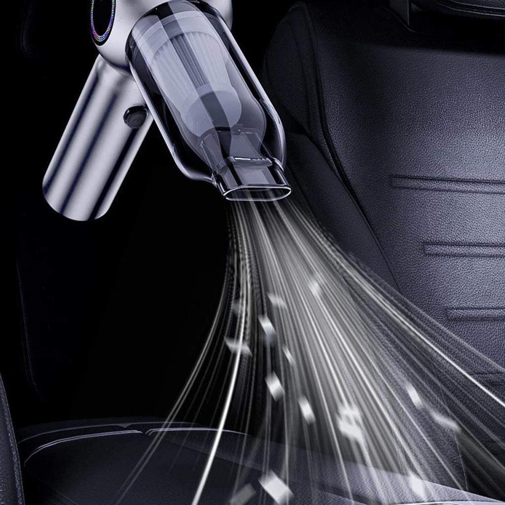 Saker Portable Car Vacuum Cordless 20000Pa 6 in 1 Multifunctional Adjustable Small Handheld Vacuum 7800mAH with Brushless Motor, for Car Home and SW-