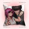 Emo Subculture Art Pillowcase Pillowslip Cushion Plush Boys Girls Cartoon Anime Kawaii Decoration Kids Birthday Cute Gifts