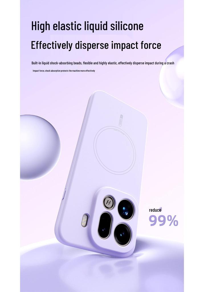OPPO FIND X9 PRO Magnetic Silicone Case - Skin-Feel Protective Cover for Men & Women