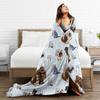 Soft Blanket Travel The Secret Life of Pets Dog Throw Blanket  Flannel Bedspread For Couch Chair Street Trend Sofa Bed Cover