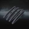 4 protectores de parachoques de coche de 140 x 25 mm, protectores de esquinas, tiras antiarañazos, pegatinas protectoras, molduras para cenefa y barbilla.