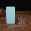 4Pcs Durable Candy Box Multiple Uses PS Transparent Cube Compact Portable Lid Case Organizer Container for Wedding