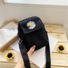 Women's Crossbody Bag Korean Canvas Mini Shoulder Bag Simple and Versatile Small Phone Bag