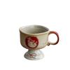 Japan Exports Medieval Clay Spray-Painted Rabbit Ceramic Cup High-Value Coffee Cup Goblet Japanese Style