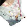 Painted fun-printed slanted shoulder sunscreen blouse women's spring summer 2026 new thin loose long-sleeved t-shirt top
