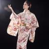 2025 Seiden Plus Size Japanischer Kimono Pyjama - Damen Trendiges Douyin-Inspiriertes Gewand Bademantel Hauskleidung