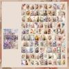 Mr. Paper, 100 pcs/book, Space Planet Retro Nostalgic Diary Scrapbook Paper,Card Message Background Paper, Wall Painting Collage