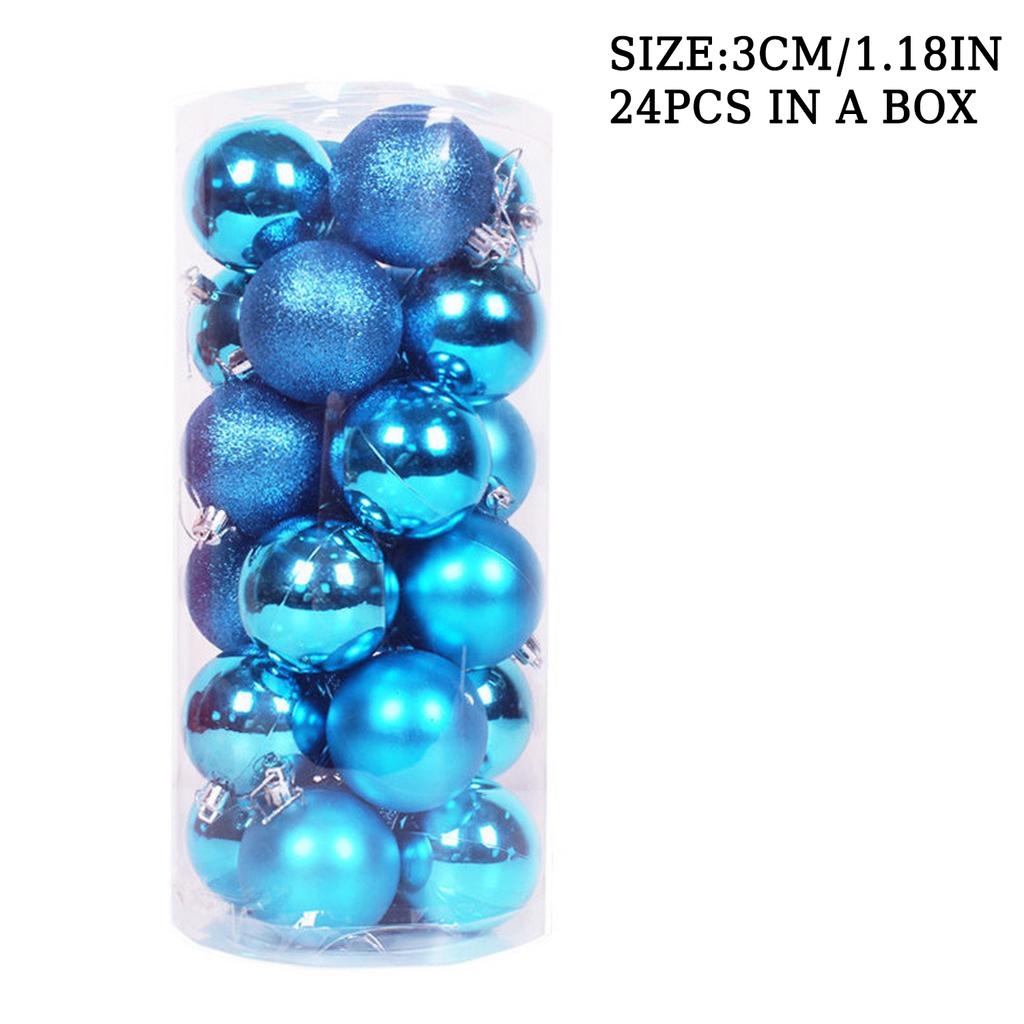 3CM Christmas Ball Christmas Tree Decoration Ornaments for New Year Halloween for Home Decor Navidad Pendant Ball Accessories