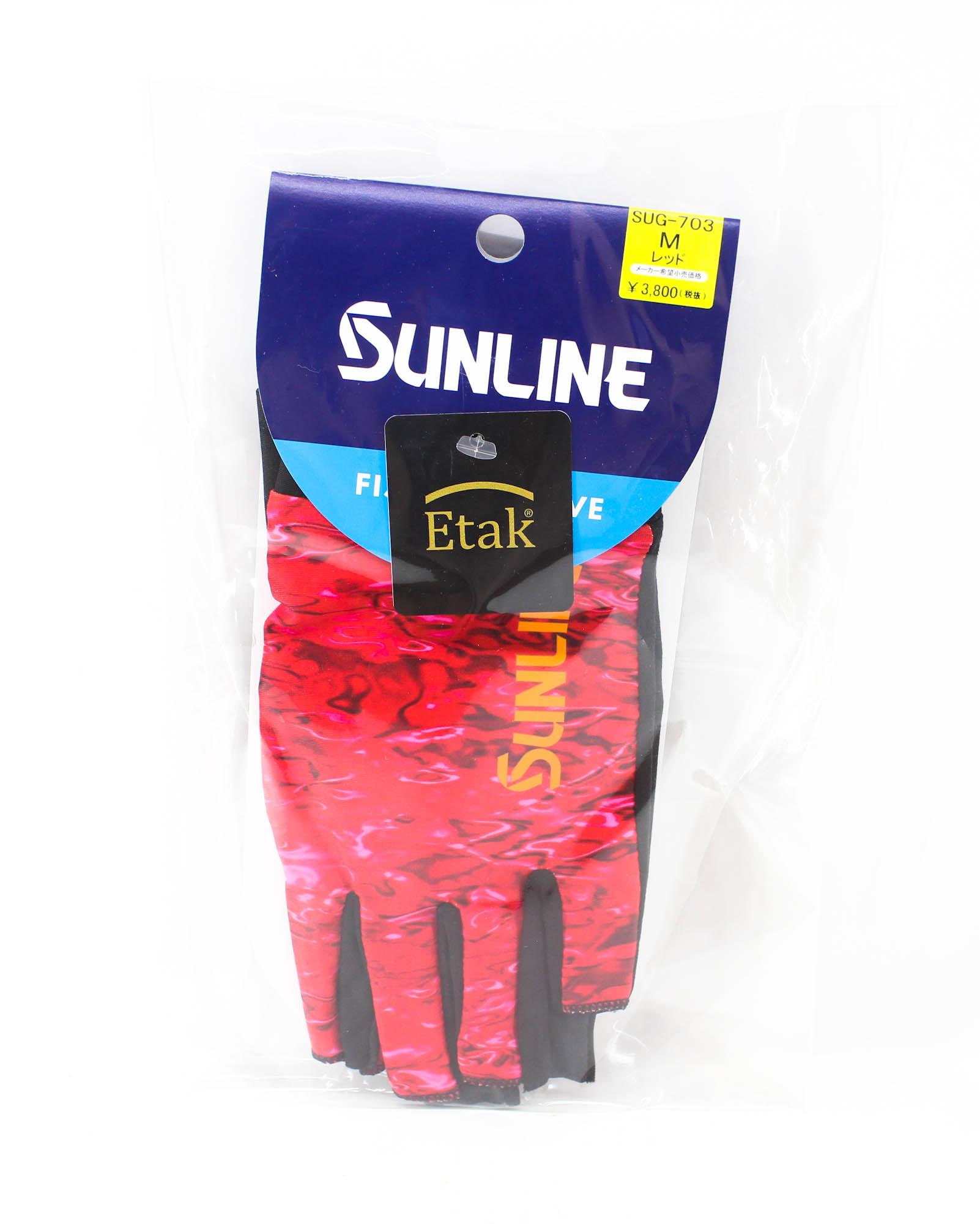 

Sunline SUG-703 Солнцезащитные перчатки 5 шт., красные, размер M (7740)