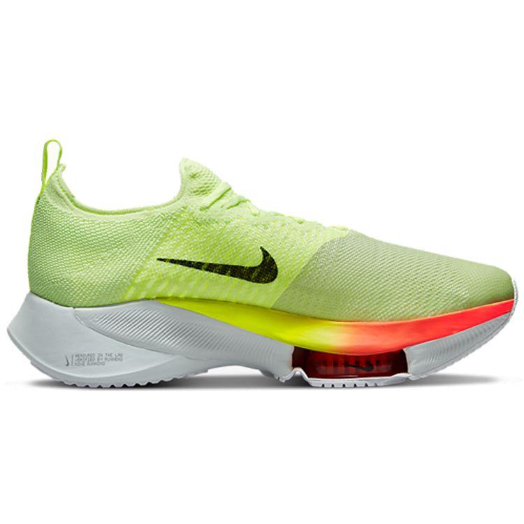 Nike Pantofi sport pentru bărbați Air Zoom Tempo NEXT% Flyknit Fast Pack, galben Barely-Volt Volt CI9923-700