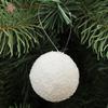 White Foam Christmas Snowball Ornaments (4-10cm) for Tree Decoration