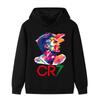 2026Vinter Tröjor Mode Barn Cristiano Ronaldo CR7 Huvtröjor pojkar flickor Varma Tröjor Tok Tik Hip Hop Huvtröja Tonåring
