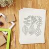 Leaves Pattern Cutting Dies Scrapbooking Stencils Carbon Steel Dies Cut Stencils for Card Making Photo Album Decoration