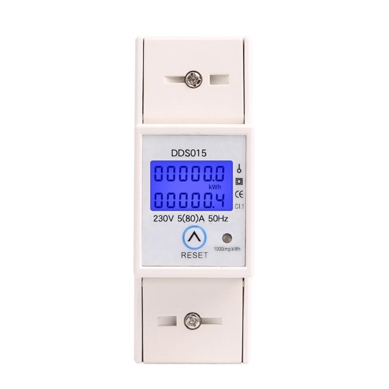 Buy DDS015 230V 580A kwh Electric Meter Single Phase with Reset Power