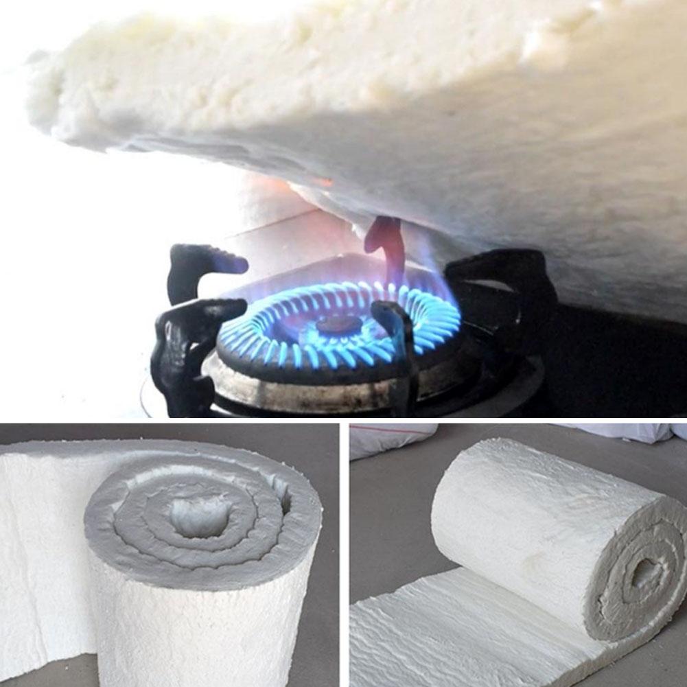 High Temperature Ceramic Fiber Blanket, 1260°C(2300°F) Fireproof Refractory Insulation Blanket