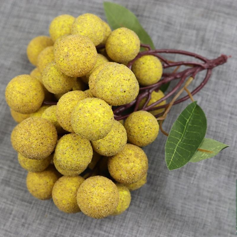 Artificial Friut Realistic Plastic Fruit Bunch of Simulation Fruit for Kitchen, Photography Props, 6 Kind of Fruit