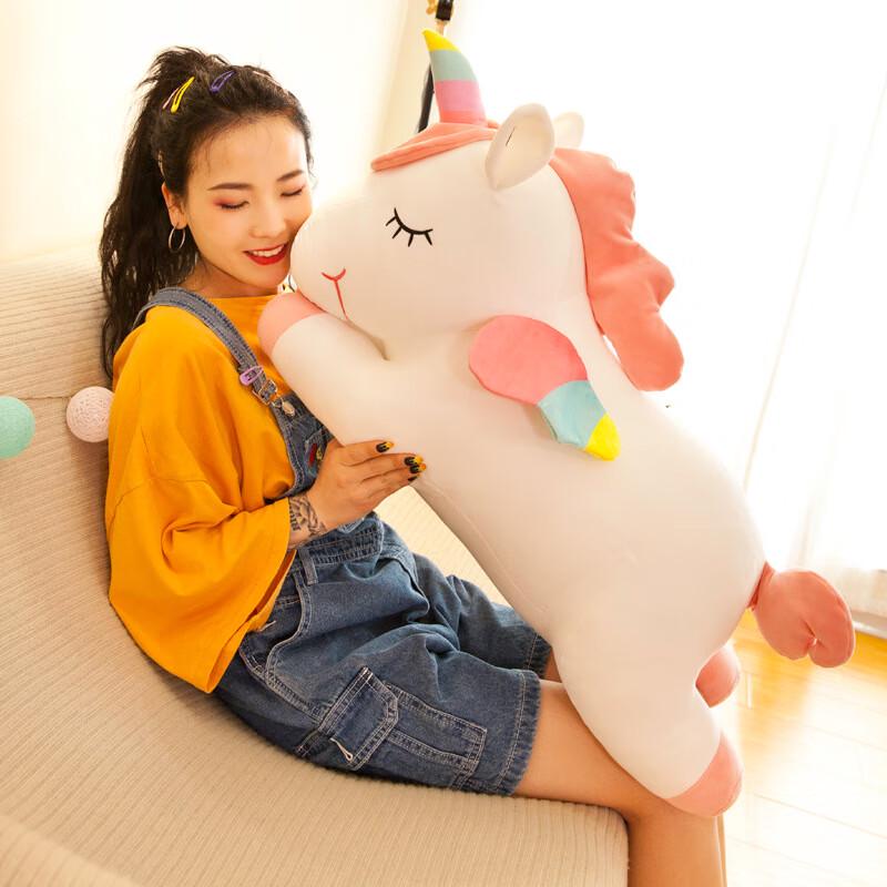 Angel Rainbow Unicorn Plush Pillow