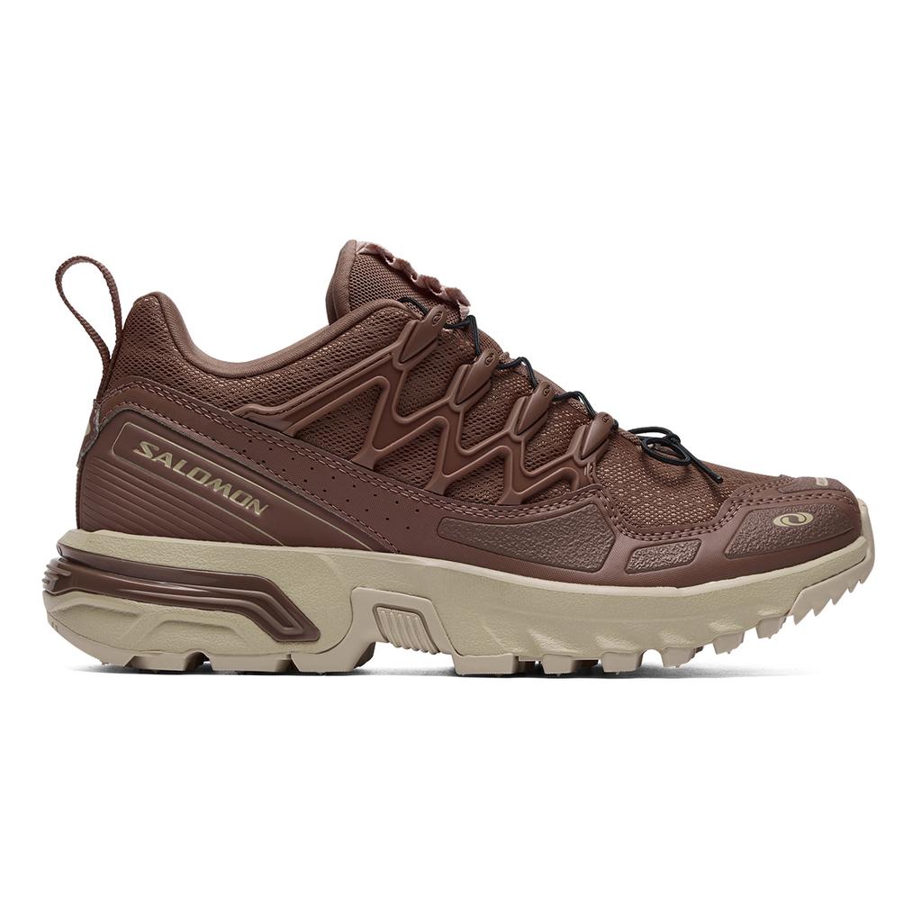 SALOMON Acs+ Saténové Pohodlné Měkké Prodyšné Podpůrné Ležérní Běžecké Boty Unisex Tenisky Červenohnědé 477949