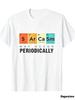 Unisexs Chemistry Themed Short Sleeve Crew Neck Tshirt With A Colorful Periodic Table Pattern Graphic T Shirts Harajuku Y2k Top
