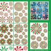 2023 Christmas Window Stickers, Double Sided Display Windows, Holiday Decorative Wall Stickers, Electrostatic Wall Stickers