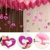100pcs\bag Valentine's Day Love Pendants (with Lanyard), Wedding and Birthday Party Decorations, Sequin Pendants