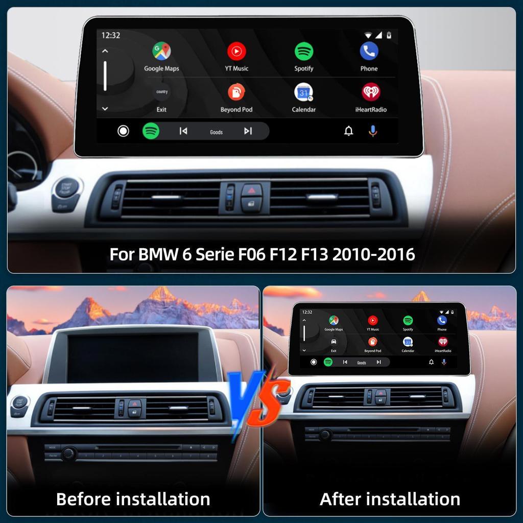 10.25" GPS Navigation for BMW 6 Series F06/F12/F13 Central Control Display