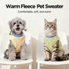 Thickened Cat Warm Clothes Velvet Dog Pullover Vest Fashion Pet Vest Coat  For Cats