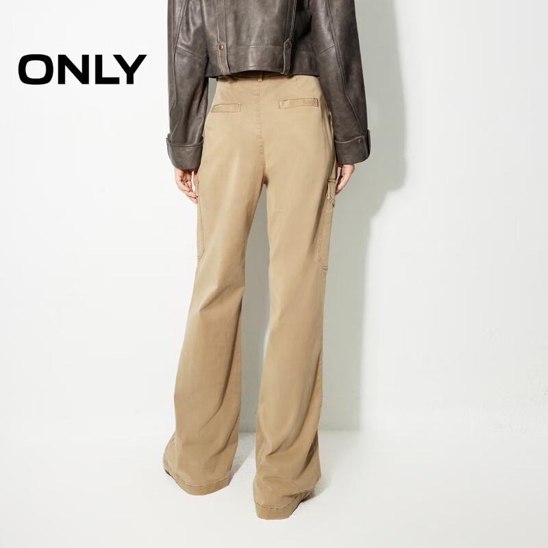 ONLY Women's 2024 Autumn Loose High-Waist Cargo Pants