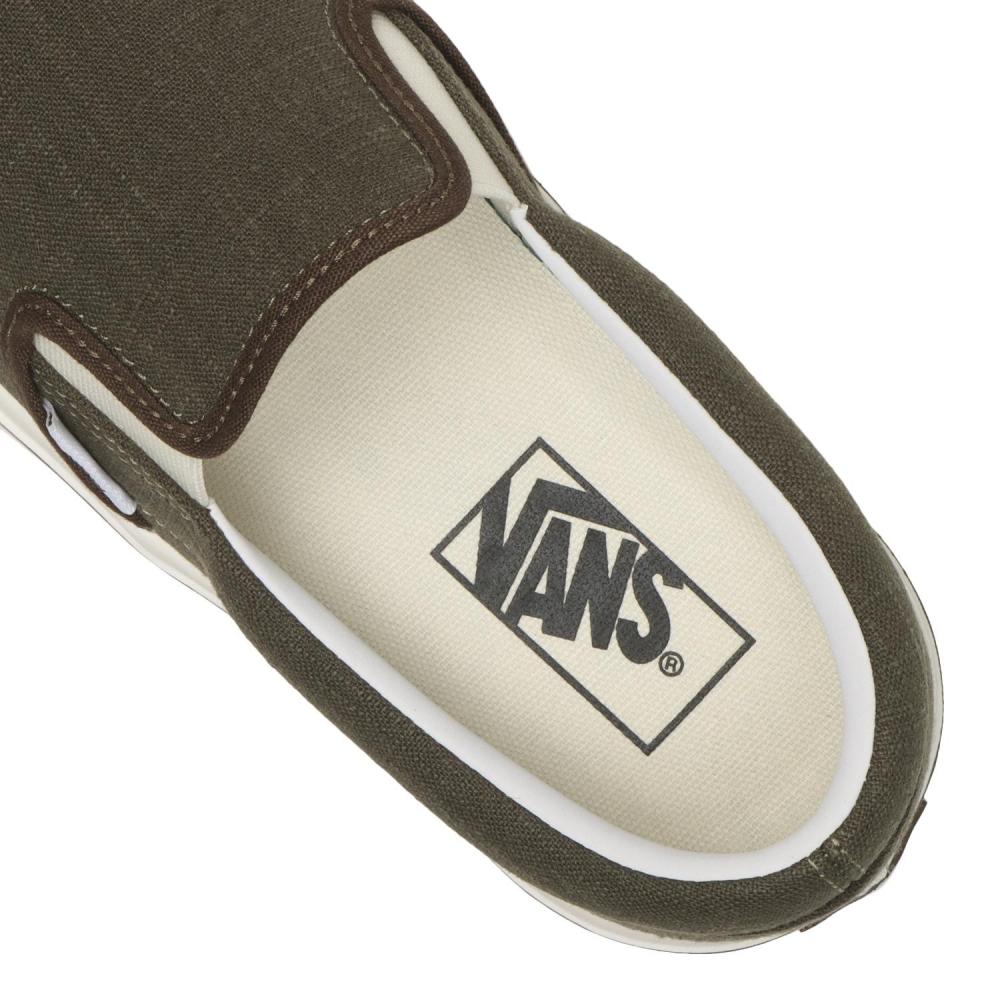 Vans Slip On Light Green Whisper V98 Lite Hemp Green Whisper