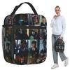 Five Hargreeves Mod Mood Insulated Lunch Bag for Kids School Cooler Thermal Food Box Tote Portable Lunch Boxes Container