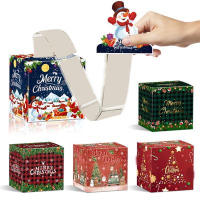 Christmas-themed Party Cartoon Claus Surprise Giveaway Box Party Decoration Items