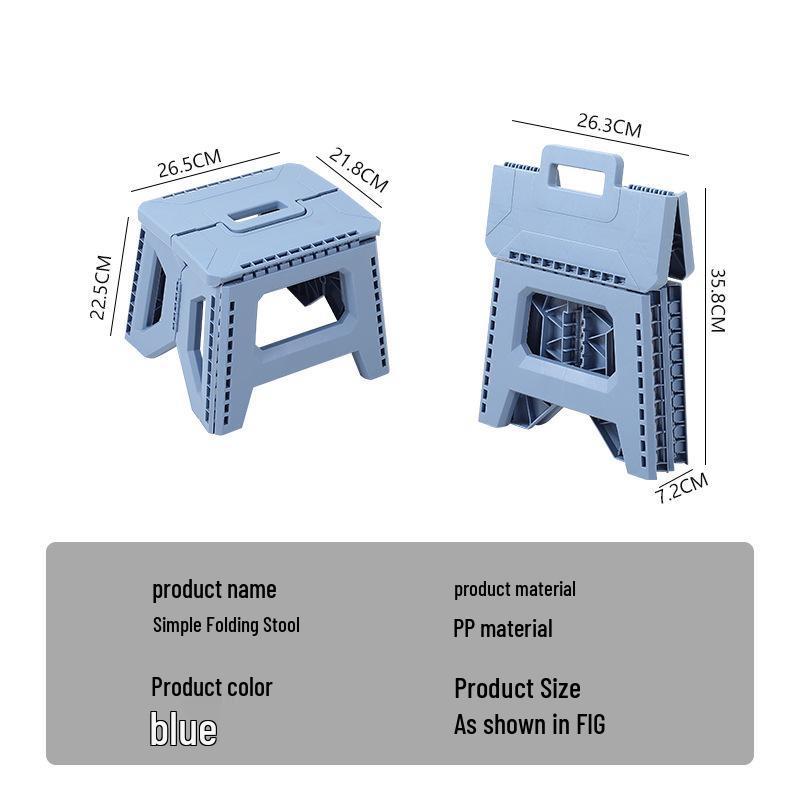 Popular Thickened Portable Outdoor Folding Camping Stool and Home Shoe Changing Bench