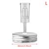 Hot 86mm/70mm Wide Mouth Mason Jar Fermentation Lid Keep Food Submerged Kit