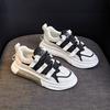 White Shoes Women's  New Platform Soft Bottom Color Matching Women's Shoes Fashion Design Middle School Student Sports Casual Shoes Women