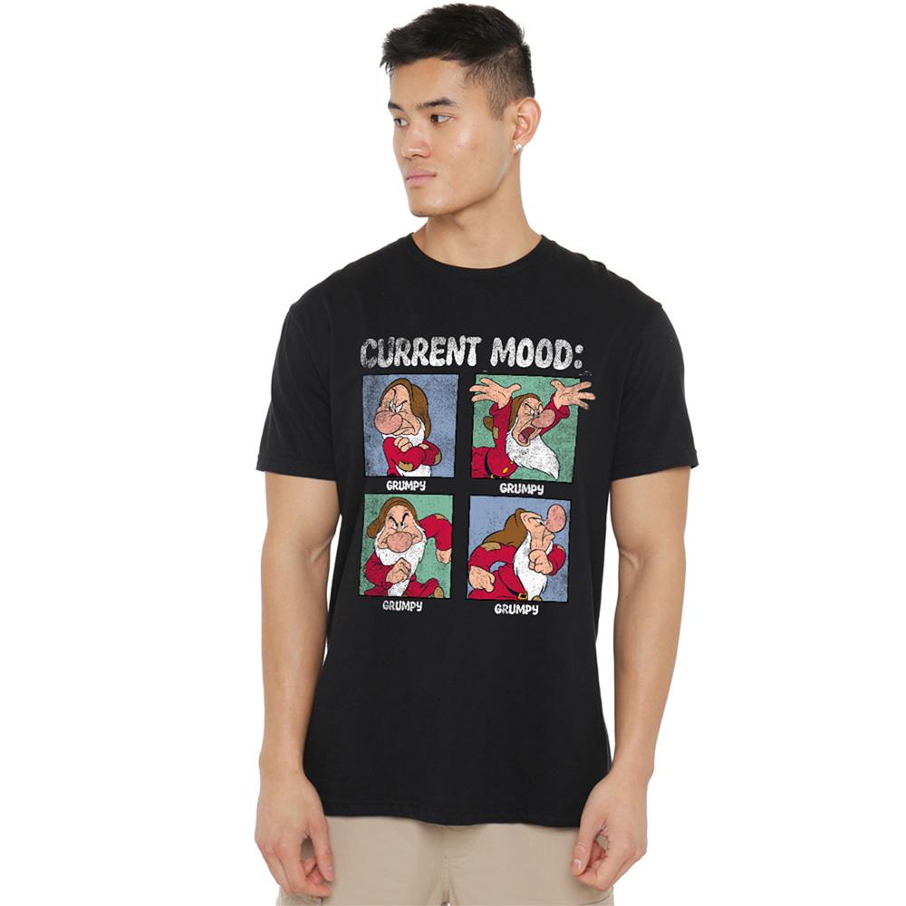Snow White And The Seven Dwarfs Unisex Adult Current Mood Grumpy Dad Fathers Day T-Shirt